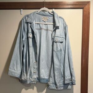 COPY - Madewell oversized trucker denim jacket
